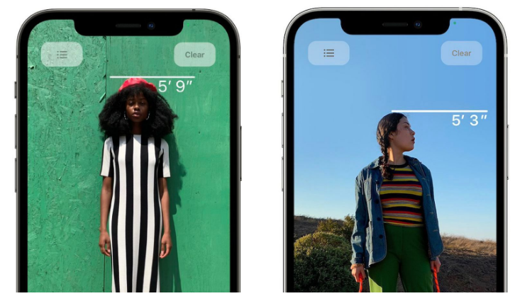 猇亭苹果服务网点分享通过iPhone激光雷达测量身高方法教程 